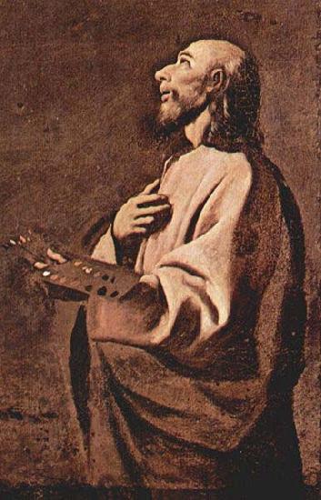 Francisco de Zurbaran Probable self portrait of Francisco Zurbaran as Saint Luke, oil painting image